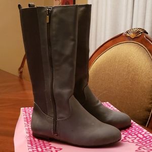 NEW GB Girls charcoal boots